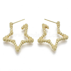 Brass Stud Earring&nbsp;KK-N232-113-NF
