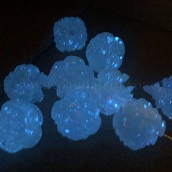 Luminous Plating Acrylic Beads&nbsp;PW-WG10111-01