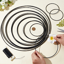 18Pcs 6 Sizes Baking Paint Iron Linking Rings&nbsp;IFIN-UN0001-22
