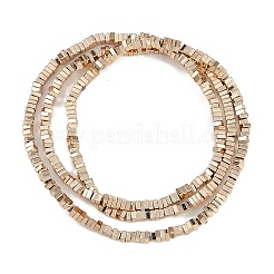 Electroplated Synthetic Non-magnetic Hematite Beads Strands&nbsp;G-G174-H01-01