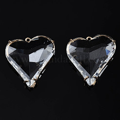 Transparent Glass Pendants&nbsp;GLAA-Q088-022