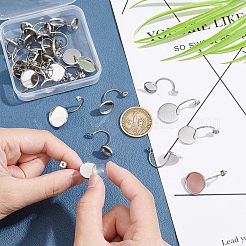 32Pcs 4 Styles 304 Stainless Steel Ear Nuts&nbsp;STAS-UN0033-26