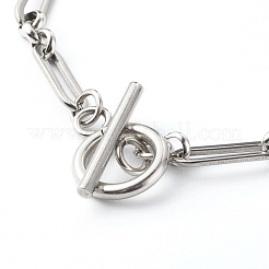 Tarnish Resistant 304 Stainless Steel Figaro Chain Necklace&nbsp;NJEW-JN03567-02