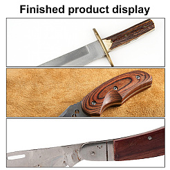 Unfinished Sandalwood for Knife Handle Crafts&nbsp;WOOD-WH0036-07