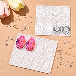 DIY Teardrop Earring Kits&nbsp;DIY-YW0012-77