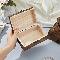 6Pcs Wooden Jewelry Packaging Boxes&nbsp;CON-FH0001-59