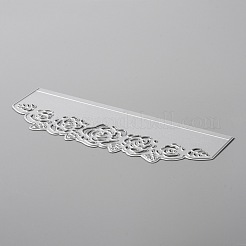 Rose Carbon Steel Cutting Dies Stencils&nbsp;DIY-WH0304-455