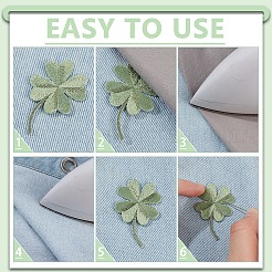 12Pcs 3 Styles Computerized Embroidery Cloth Iron On/Sew on Patches&nbsp;CLOV-WR0001-01