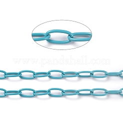 3.28 Feet Spray Painted Brass Cable  Chains&nbsp;X-CHC-H103-02B
