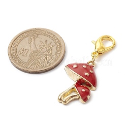 Eco-Friendly Alloy Enamel Pendant Decorations&nbsp;HJEW-JM01800