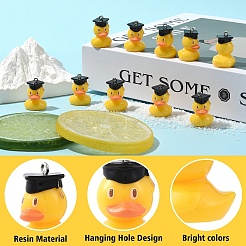 10Pcs Graduation Theme Resin Pendants&nbsp;RESI-YW0004-71
