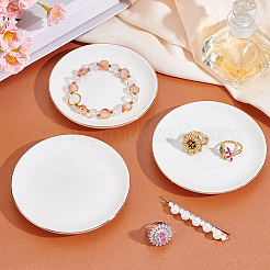 Porcelain Trinket Dishes&nbsp;AJEW-WH0609-511A