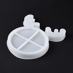 DIY Christmas Antler Display Tray Silhouette Silicone Molds&nbsp;DIY-G058-D01