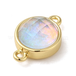 Synthetic Opal Connector Charms&nbsp;KK-S370-05G