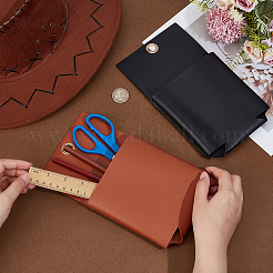 2Pcs 2 Colors PU Leather Hanging Storage Bag&nbsp;AJEW-CL0005-76