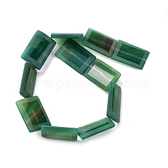 Natural Green Onyx Agate Beads Strands&nbsp;G-P570-D01-01