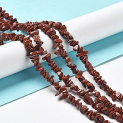 Natural Red Jasper Beads Strands&nbsp;G-E607-A09