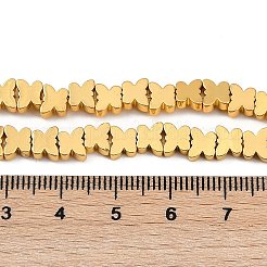 Electroplated Synthetic Non-magnetic Hematite Beads Strands&nbsp;G-C156-02