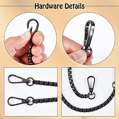 3 Strand 3 Style Iron Chain Bag Strap&nbsp;FIND-WR0002-65
