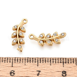 304 Stainless Steel Rhinestone Charms&nbsp;STAS-N110-46G