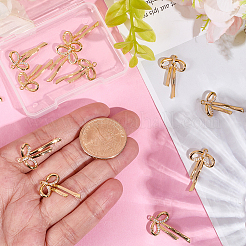 12Pcs Brass Micro Pave Clear Cubic Zirconia Pendants&nbsp;KK-BBC0022-12
