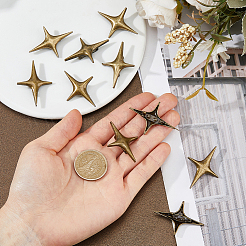 16Pcs Star Alloy Lapel Pins for Backpack Clothes&nbsp;JEWB-FH0002-96AB