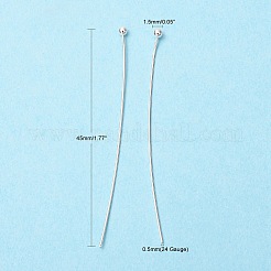 Brass Ball Head Pins&nbsp;LS-RP0.5X45mm-S