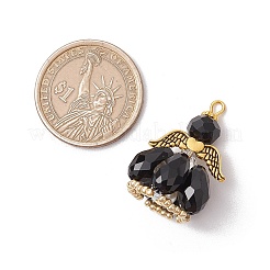 Faceted Glass Pendants&nbsp;PALLOY-MZ00582-04