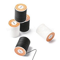 5 Rolls 2 Colors Round Waxed Polyester Cord&nbsp;YC-FS0001-01