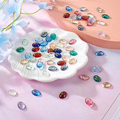 110Pcs 11 Colors Transparent Resin Cabochons&nbsp;CRES-CW0001-03