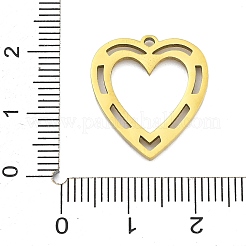 Ion Plating(IP) 304 Stainless Steel Rhinestone Pendants&nbsp;STAS-U034-01G
