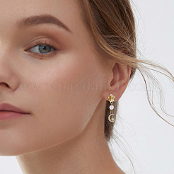 50Pcs Alloy Stud Earring Findings&nbsp;FIND-DC0007-50