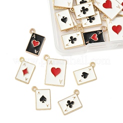 25Pcs 5 Styles Alloy Enamel Pendants&nbsp;ENAM-FP0002-85