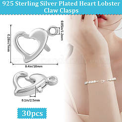 30Pcs Brass Lobster Claw Clasps&nbsp;KK-BBC0014-65S