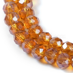 Electroplate Glass Beads Strands&nbsp;LS-EGLA-A034-T8mm-A19