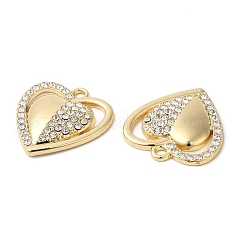 Alloy Rhinestone Pendants&nbsp;ALRI-P005-01G