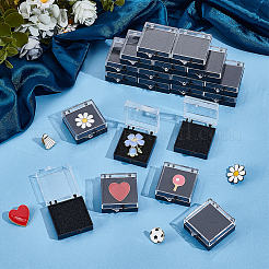 20Pcs Transparent Plastic Loose Diamond Storage Boxes with Sponge Inside&nbsp;CON-CL0001-24