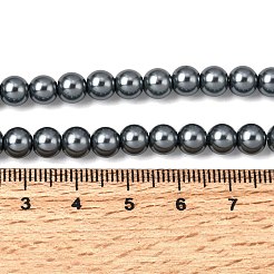 Eco-Friendly Dyed Glass Pearl Round Beads Strands&nbsp;HY-A002-6mm-RB077