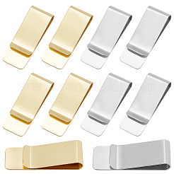 12Pcs 2 Colors Stainless Steel Money Clips&nbsp;AJEW-CP0008-89