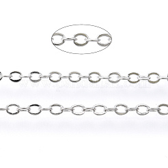 Brass Cable Chains&nbsp;CHC-T008-06A-P-8CM