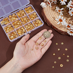 640Pcs 12 Stylesd Iron and Alloy Bead Caps&nbsp;IFIN-PH0002-37