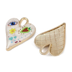 Alloy Enamel Pendants&nbsp;FIND-H048-01G