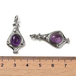 Natural Amethyst Pendants&nbsp;G-C096-03P-09