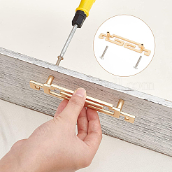 Zinc Alloy Bar Cabinet Door Knobs&nbsp;FIND-WH0097-18G