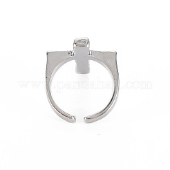 Men's Alloy Enamel Cuff Finger Rings&nbsp;RJEW-N029-039