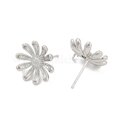 Brass Stud Earring Findings&nbsp;LS-KK-Z099-05P-01