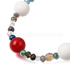 Electroplate Mixed Styles Glass Beads Strands&nbsp;GL-CBA07C4-01