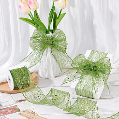 1 Roll Polyester Ribbons with Sequins&nbsp;OCOR-NB0002-48C