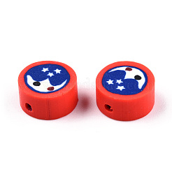 Handmade Polymer Clay Beads&nbsp;CLAY-T020-37