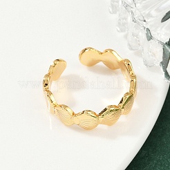 Brass Adjustable Cuff Rings for Women&nbsp;RJEW-B132-01A-G